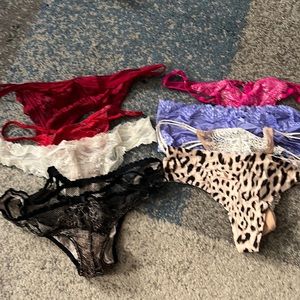 PANTY HAUL- VS size medium, 8 panties